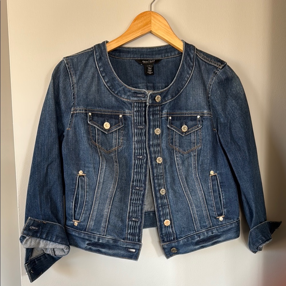 WHBM Denim Blue Women's Jacket